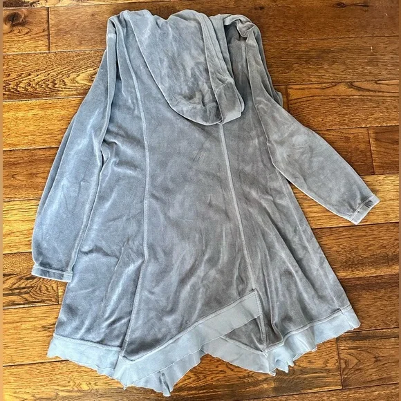 XCVI Demitra Hooded Jacket in Grey Size L - Picture 7 of 7